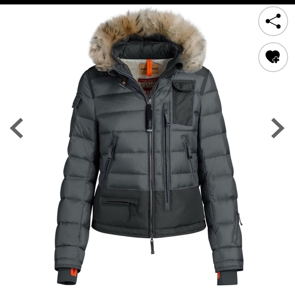 Parajumpers Ski Master Puffer Jacket without Fur trim small